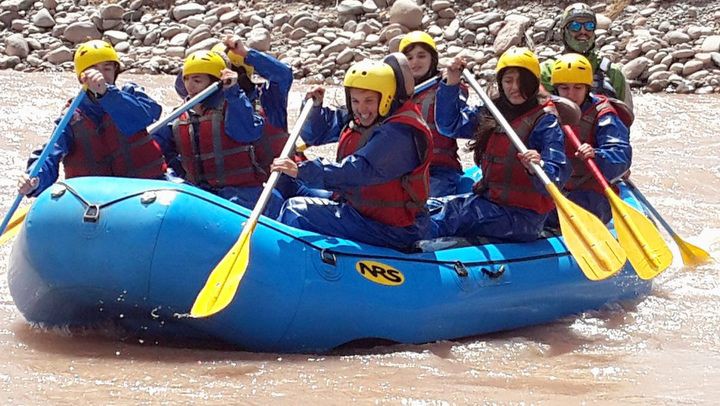 Rafting en el r�o Mendoza